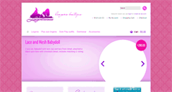 Desktop Screenshot of lingerlicious.co.za